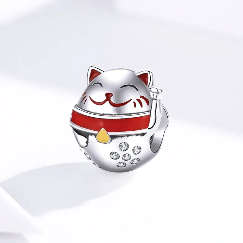(kép) PANDORA típusú maneki neko charm - SCC1374 - Megtekintés 2