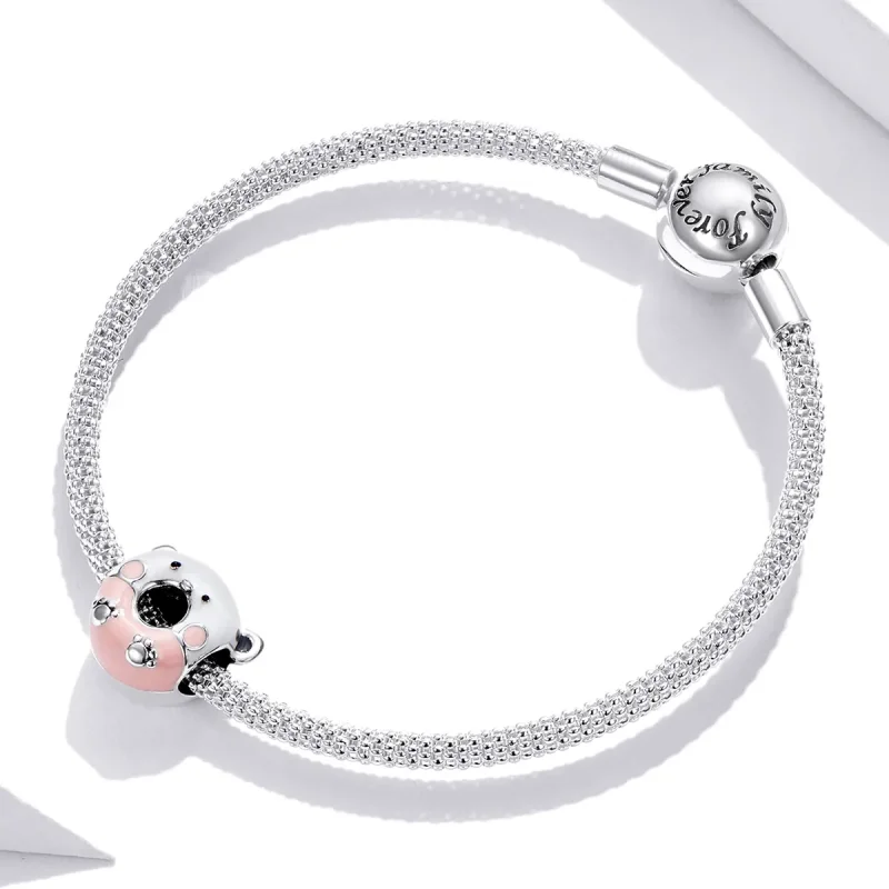 (kép) PANDORA típusú Medve fánk Charm - SCC1876 - Megtekintés 3
