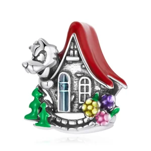 (kép) PANDORA típusú Meseház Charm - SCC1889