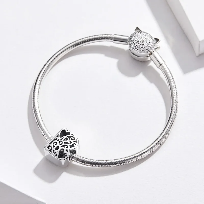 (kép) PANDORA típusú mágikus ábécé b charm - SCC1229-B - Megtekintés 3
