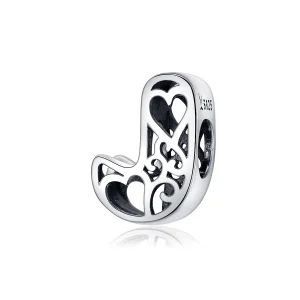 (kép) PANDORA típusú mágikus ábécé j charm - SCC1229-J