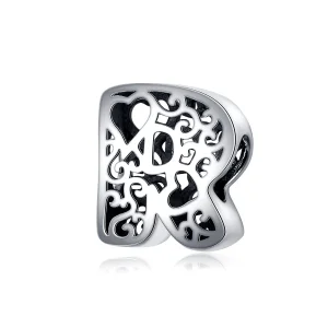 (kép) PANDORA típusú mágikus ábécé r charm - SCC1229-R