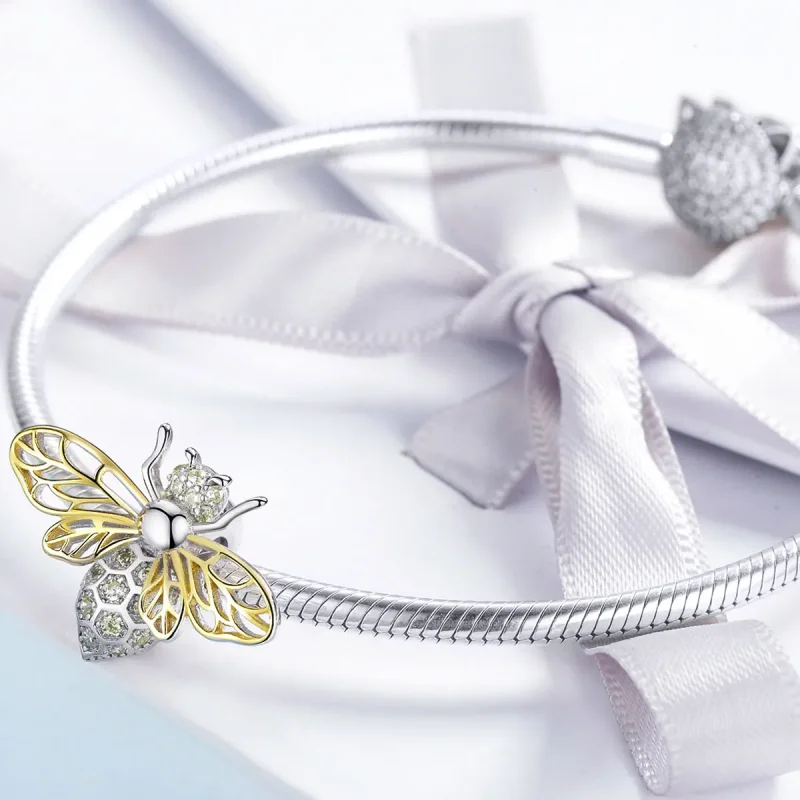 (kép) PANDORA típusú Méh Charm - BSC067 - Megtekintés 3