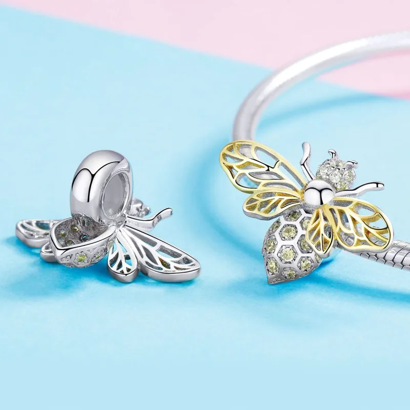 (kép) PANDORA típusú Méh Charm - BSC067 - Megtekintés 4