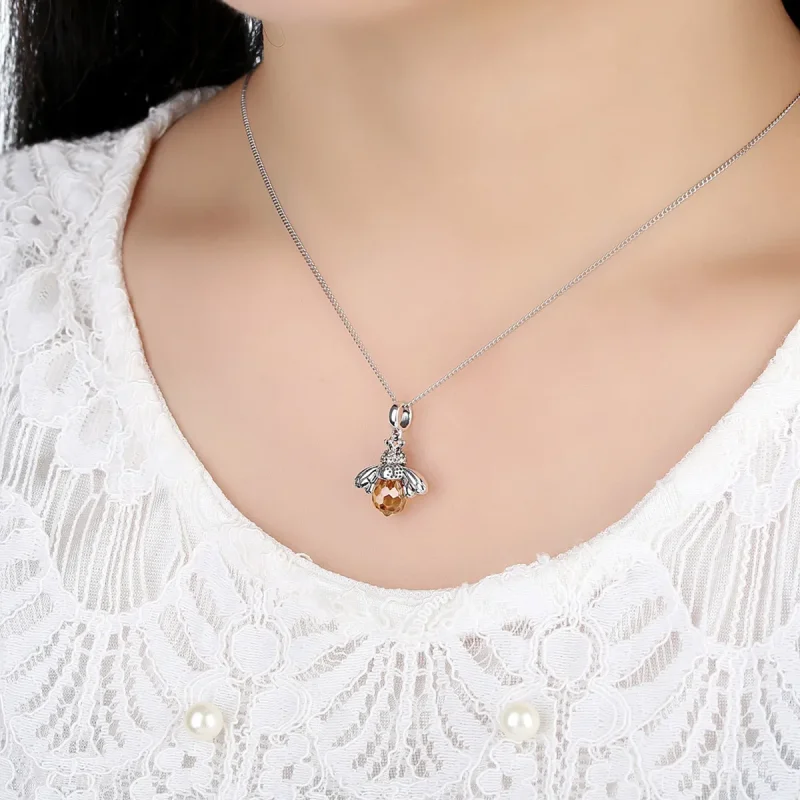 (kép) PANDORA típusú méh függő charm - SCC035 - Megtekintés 2