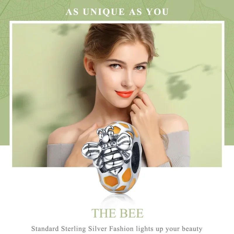(kép) PANDORA típusú méh spacer charm - SCC1102 - Megtekintés 2
