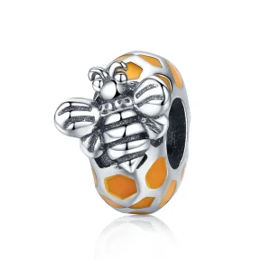 (kép) PANDORA típusú méh spacer charm - SCC1102