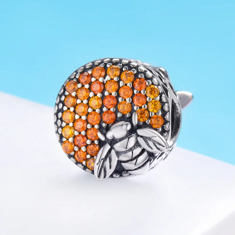 (kép) PANDORA típusú méh-ház charm - SCC654 - Megtekintés 3