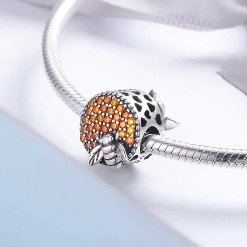 (kép) PANDORA típusú méh-ház charm - SCC654 - Megtekintés 4