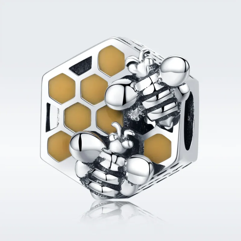 (kép) PANDORA típusú méhkaptár charm - SCC500 - Megtekintés 2