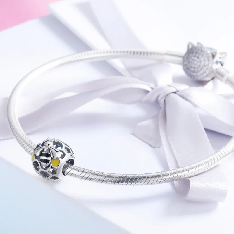 (kép) PANDORA típusú méhkaptár charm - SCC779 - Megtekintés 3