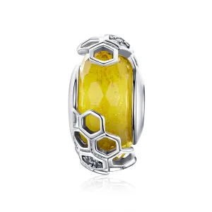 (kép) PANDORA típusú méhsejt charm - SCC1073