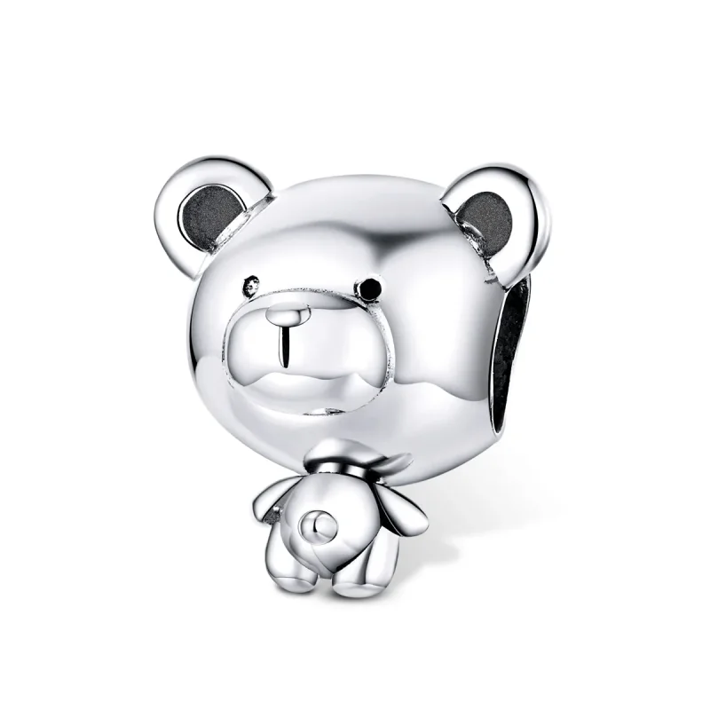 (kép) PANDORA típusú micimackó charm - SCC1502