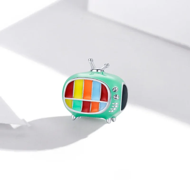 (kép) PANDORA típusú mini color tv charm - SCC1861 - Megtekintés 2