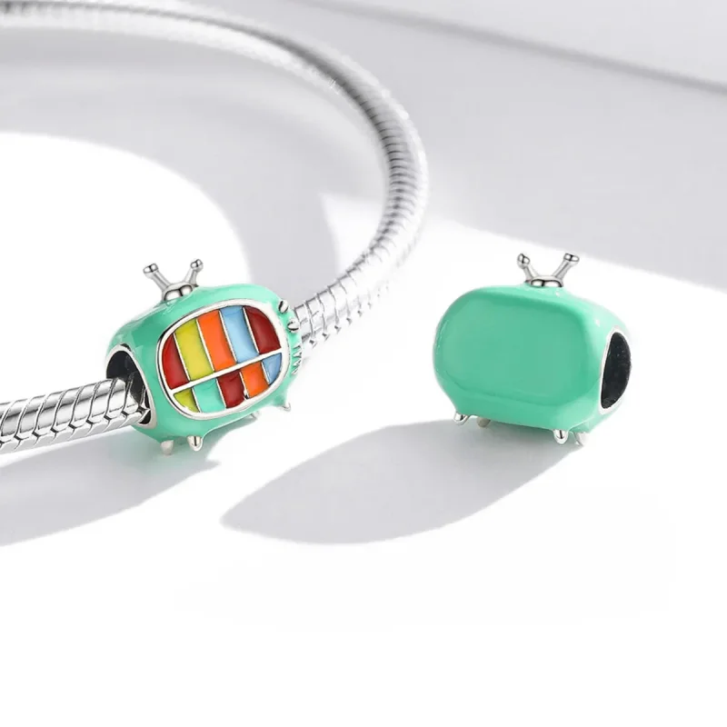 (kép) PANDORA típusú mini color tv charm - SCC1861 - Megtekintés 4