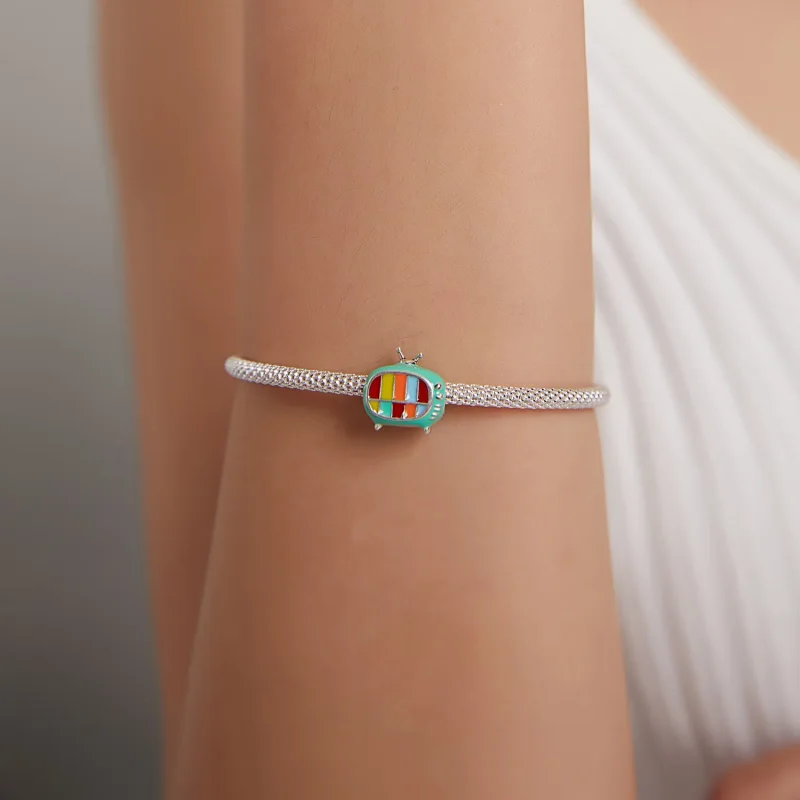 (kép) PANDORA típusú mini color tv charm - SCC1861 - Megtekintés 5