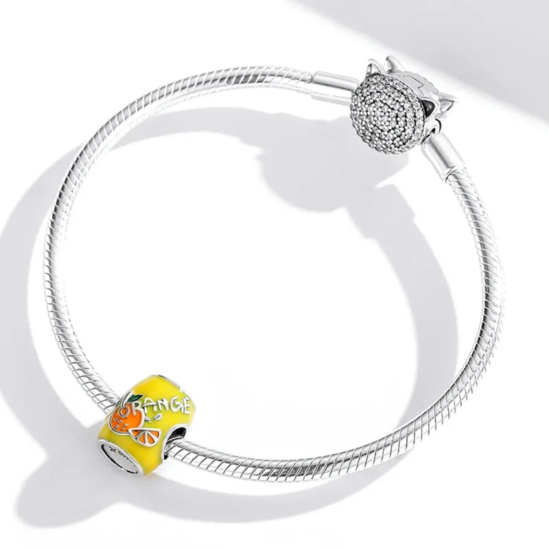 (kép) PANDORA típusú Mini narancslé Charm - SCC1948 - Megtekintés 4