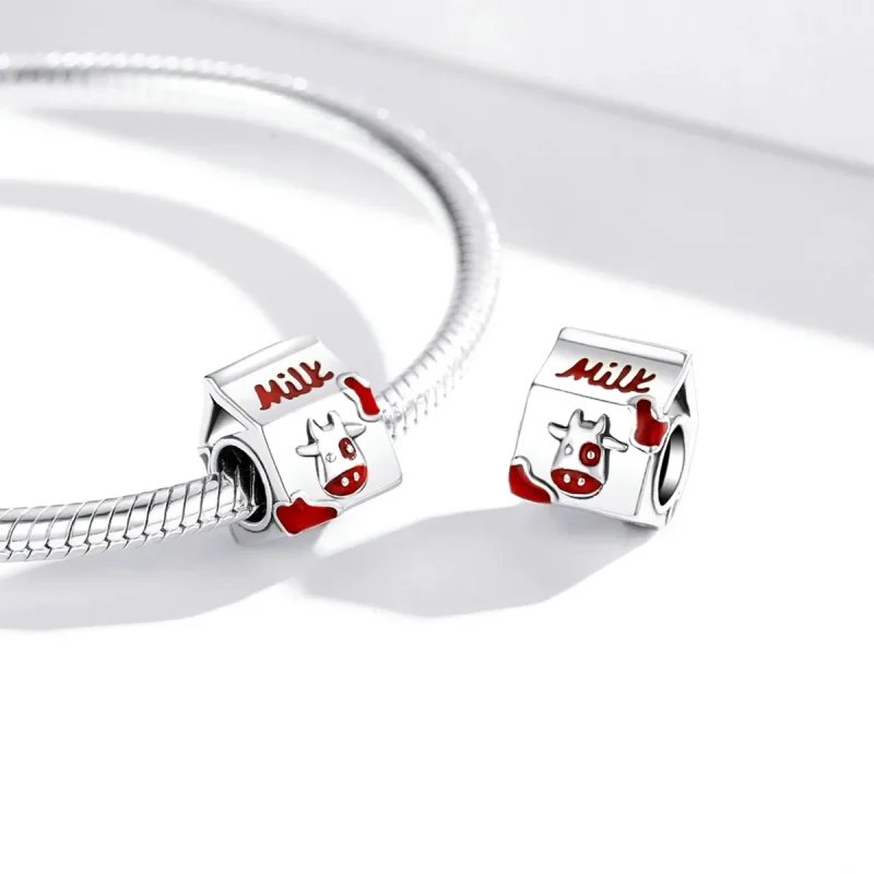 (kép) PANDORA típusú Mini tej Charm - SCC1945 - Megtekintés 3