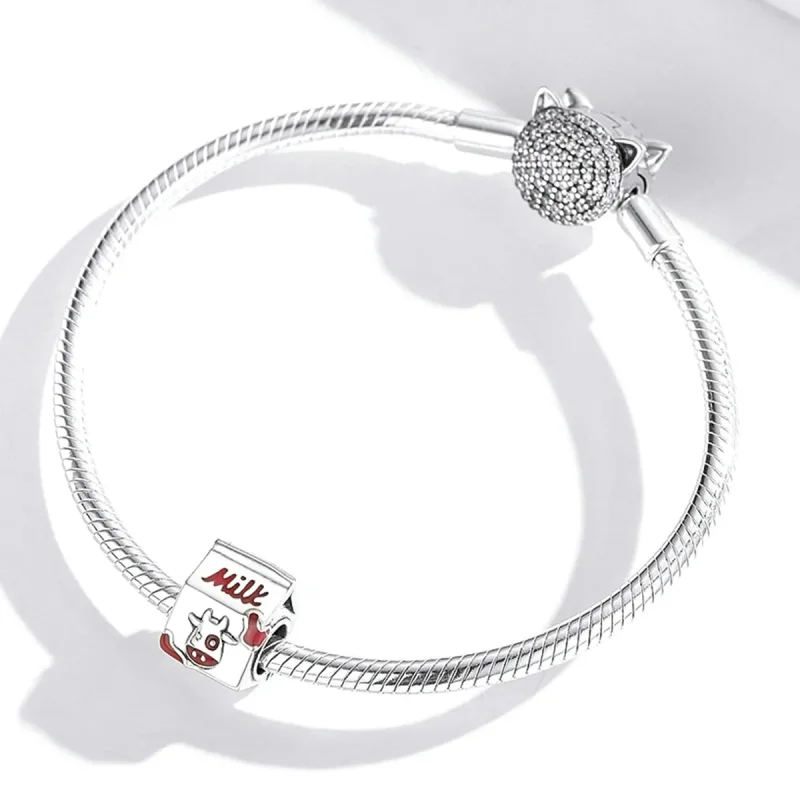 (kép) PANDORA típusú Mini tej Charm - SCC1945 - Megtekintés 4