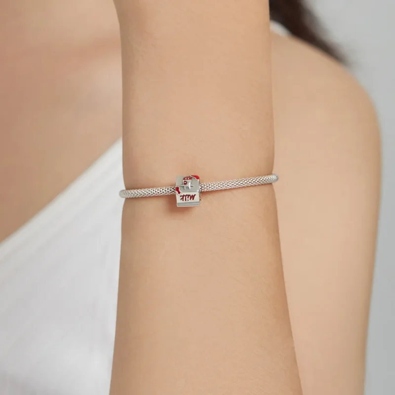 (kép) PANDORA típusú Mini tej Charm - SCC1945 - Megtekintés 5