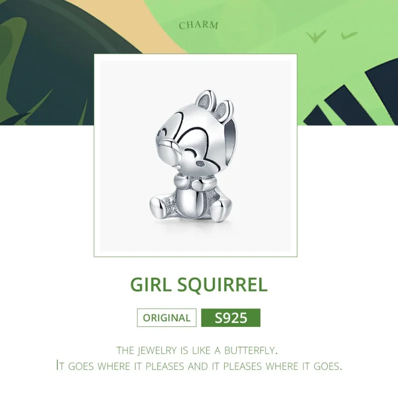 (kép) PANDORA típusú mókus charm - SCC1869 - Megtekintés 6