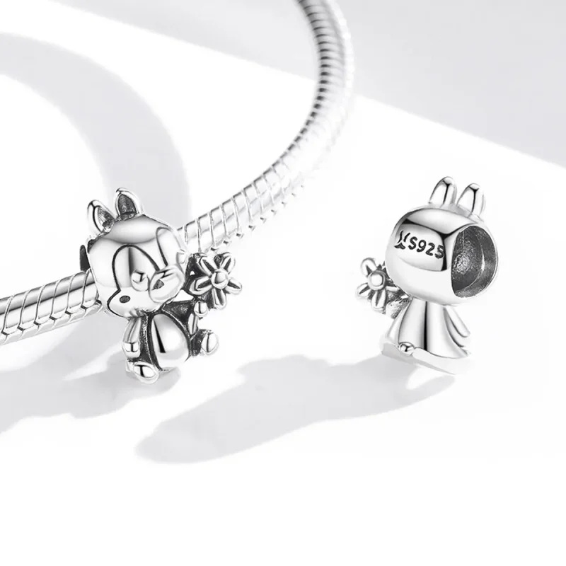 (kép) PANDORA típusú mókusfiú charm - SCC1868 - Megtekintés 3
