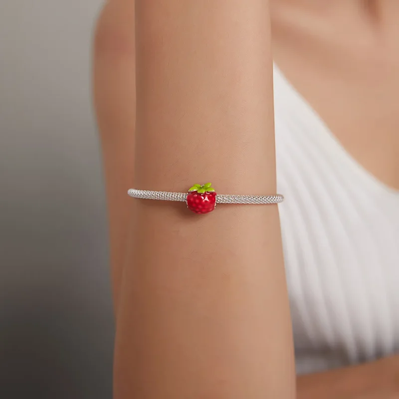 (kép) PANDORA típusú Málna Charm - BSC487 - Megtekintés 5