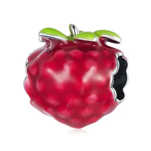 (kép) PANDORA típusú Málna Charm - BSC487
