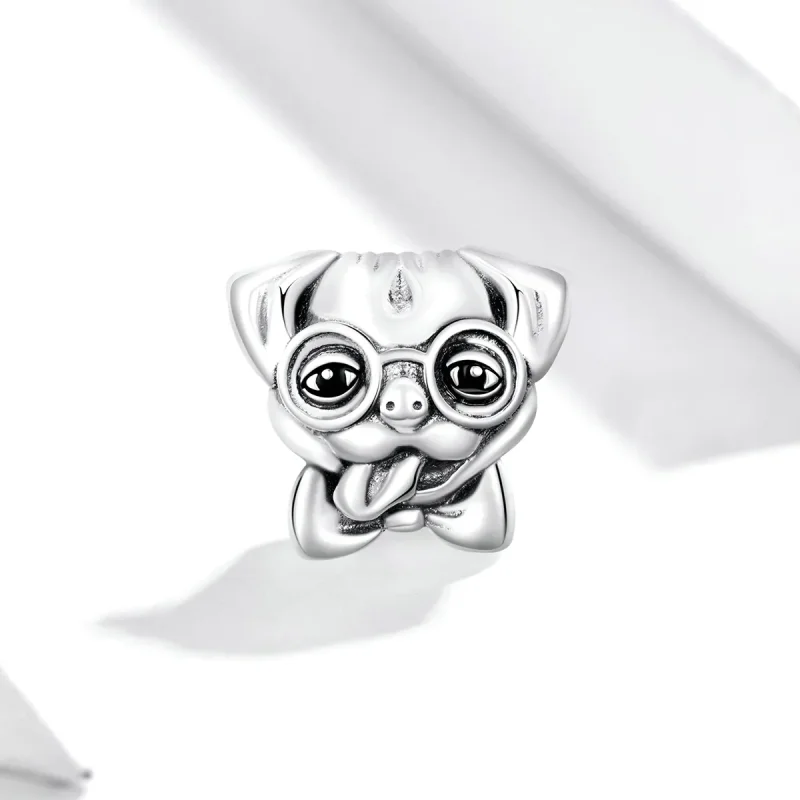 (kép) PANDORA típusú mopsz charm - SCC1626 - Megtekintés 2