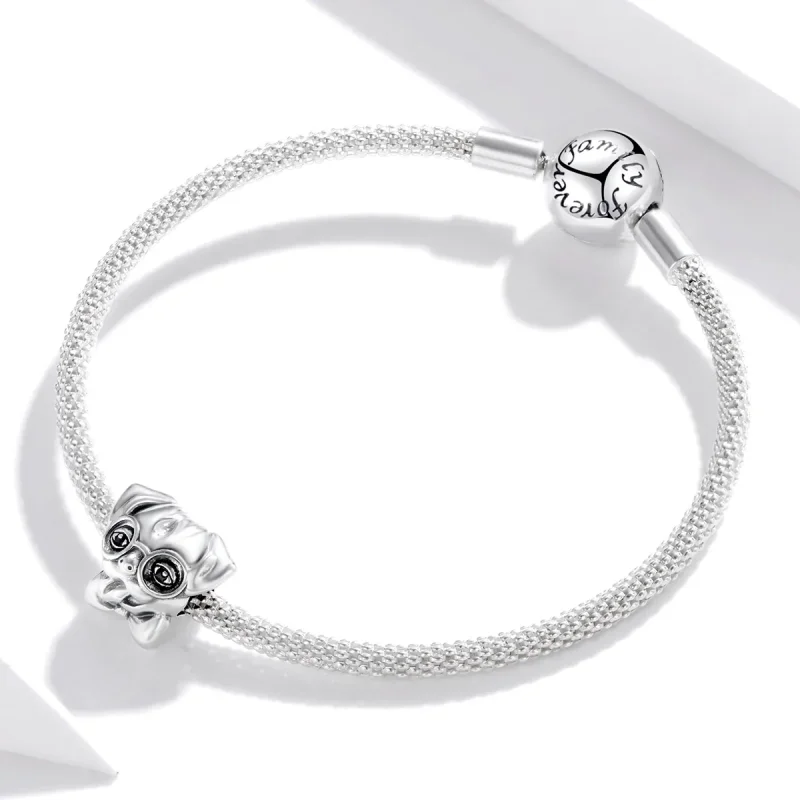 (kép) PANDORA típusú mopsz charm - SCC1626 - Megtekintés 3