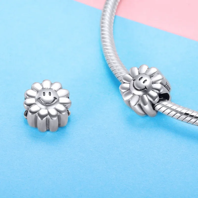 (kép) PANDORA típusú mosolygó nap charm - SCC901 - Megtekintés 4