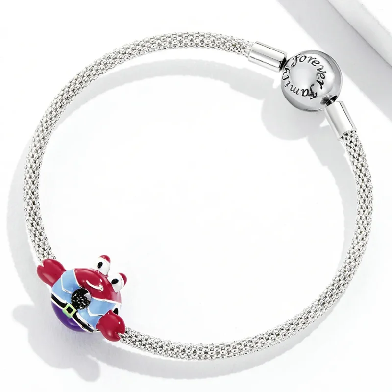 (kép) PANDORA típusú Mr. Rákfánk Charm - SCC2170 - Megtekintés 3