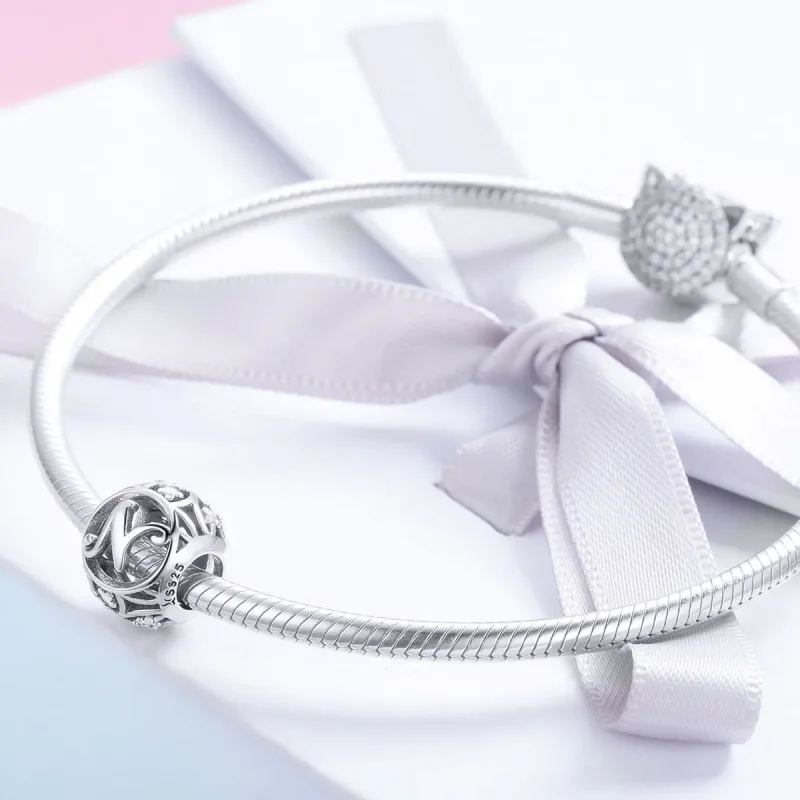 (kép) PANDORA típusú N-betű Charm - SCC738-N - Megtekintés 4