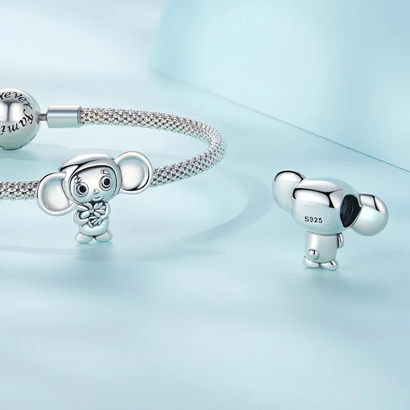 (kép) PANDORA típusú Nagy fülű majom Charm - SCC2387 - Megtekintés 4