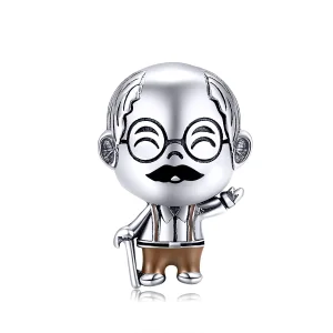 (kép) PANDORA típusú Nagypapa Charm - BSC176