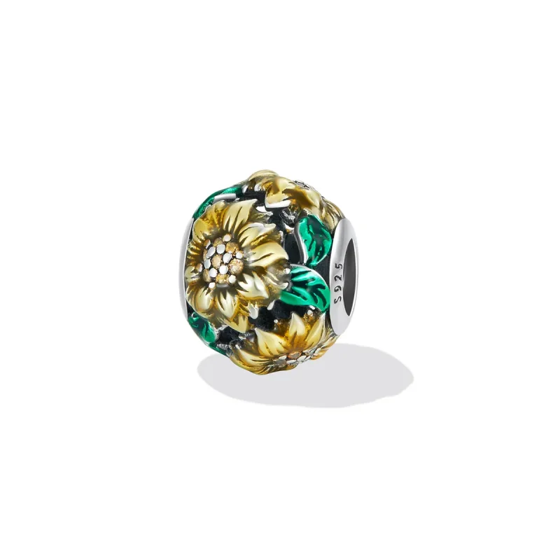 (kép) PANDORA típusú Napraforgó Charm - SCC2209 - Megtekintés 2