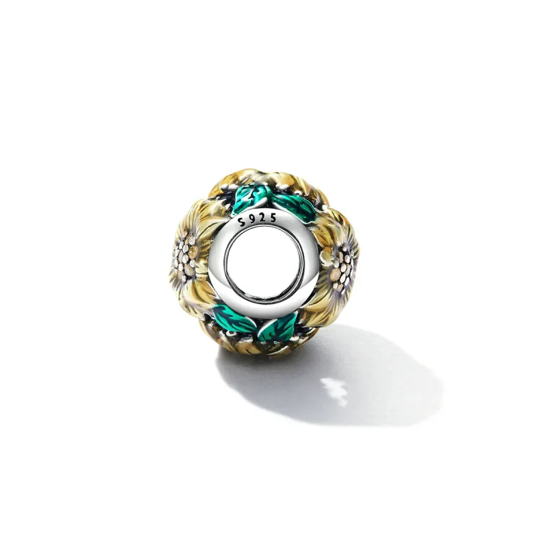 (kép) PANDORA típusú Napraforgó Charm - SCC2209 - Megtekintés 3
