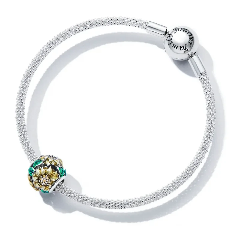 (kép) PANDORA típusú Napraforgó Charm - SCC2209 - Megtekintés 5