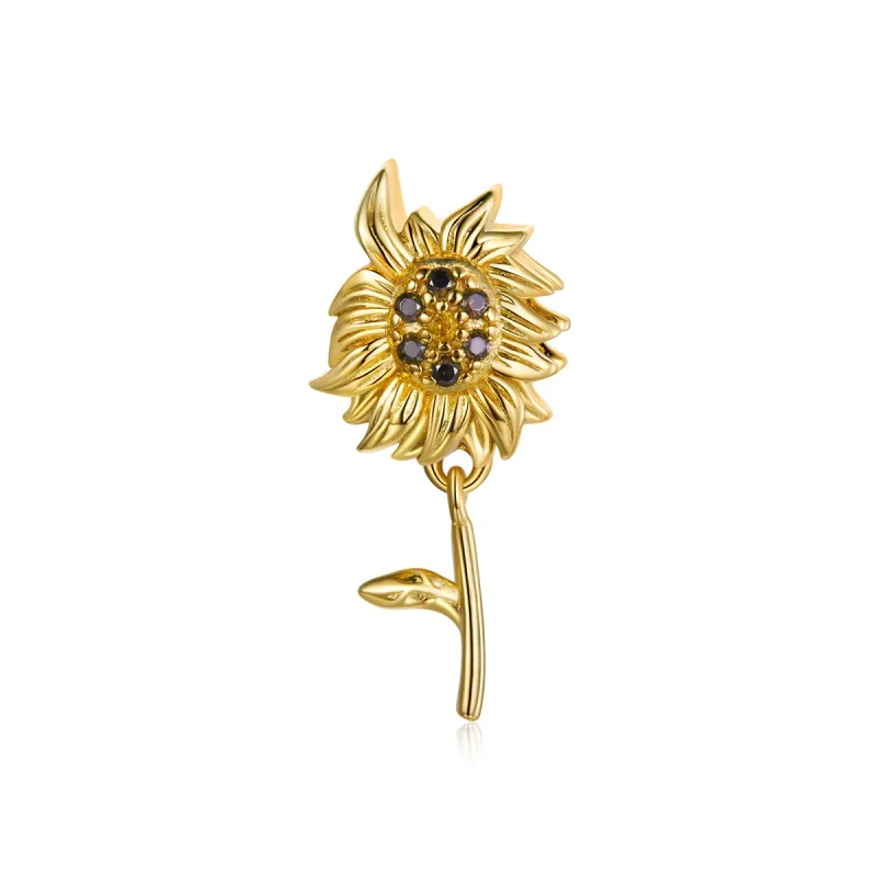 (kép) PANDORA típusú Napvirág Charm - BSC425