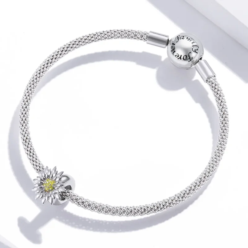 (kép) PANDORA típusú Napvirág Charm - SCC1765 - Megtekintés 3