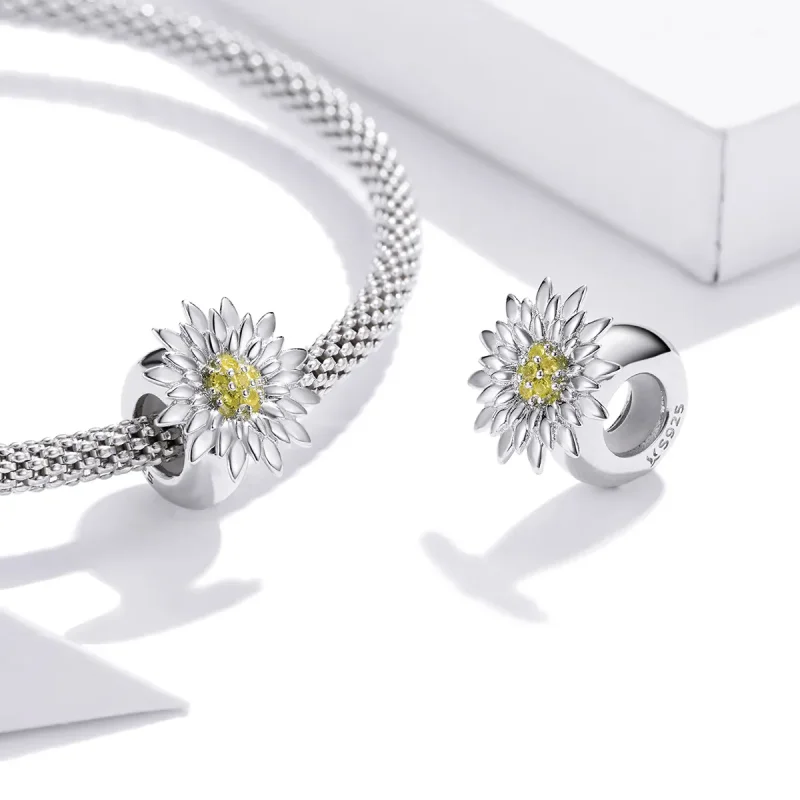 (kép) PANDORA típusú Napvirág Charm - SCC1765 - Megtekintés 4