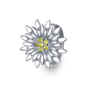 (kép) PANDORA típusú Napvirág Charm - SCC1765