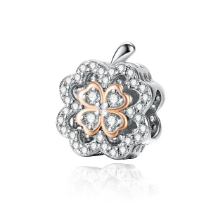 (kép) PANDORA típusú négylevelű lóhere charm - SCC1247