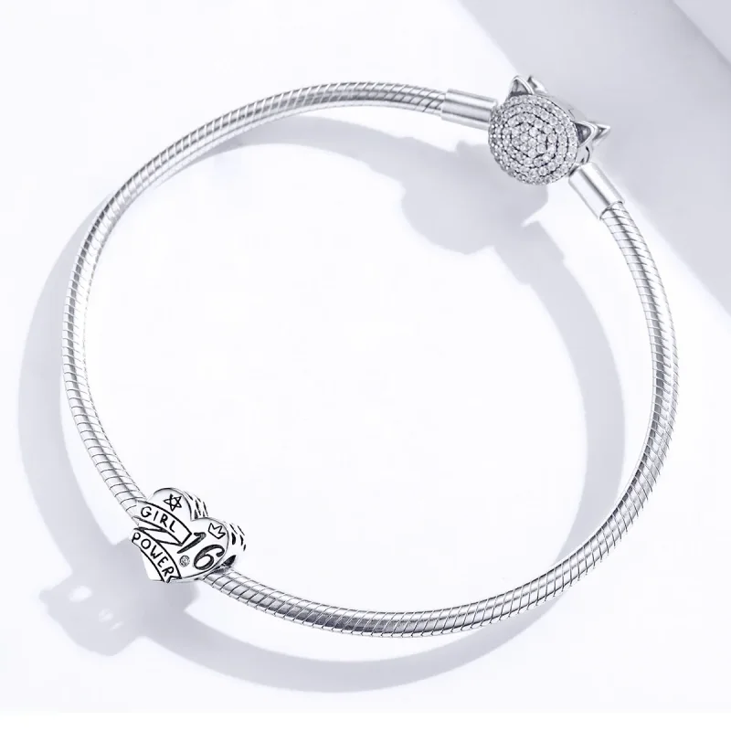 (kép) PANDORA típusú női erő 16 charm - SCC1437 - Megtekintés 3