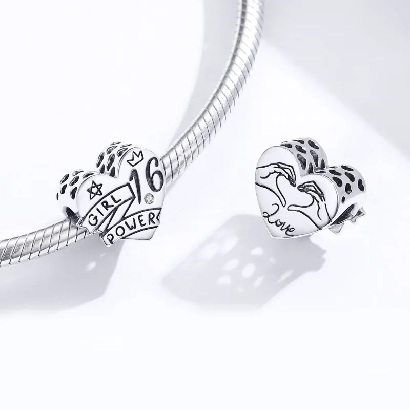 (kép) PANDORA típusú női erő 16 charm - SCC1437 - Megtekintés 4