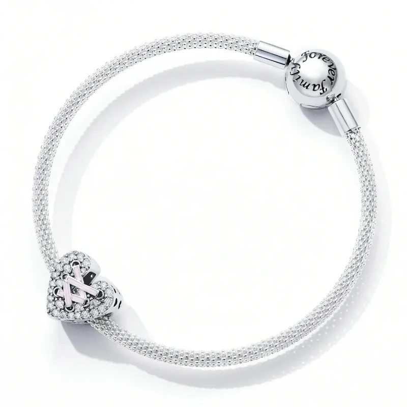 (kép) PANDORA típusú Nyakkendő szerelem Charm - SCC2204 - Megtekintés 5
