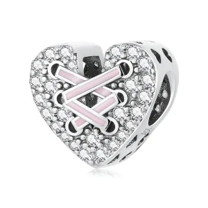 (kép) PANDORA típusú Nyakkendő szerelem Charm - SCC2204