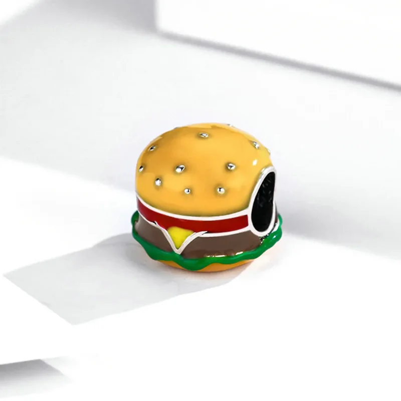 (kép) PANDORA típusú Ínyenc hamburger Charm - SCC2014 - Megtekintés 2