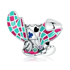 (kép) PANDORA típusú Nyúlfülek mágikus kalap Charm - SCC2243