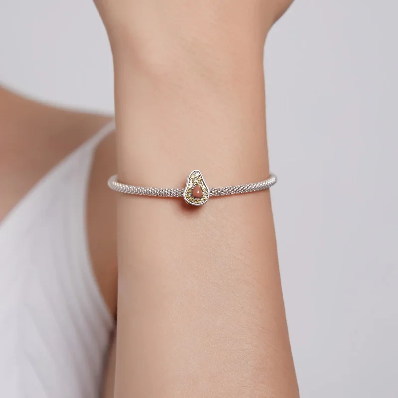 (kép) PANDORA típusú Nyári avokádó Charm - SCC1906 - Megtekintés 5